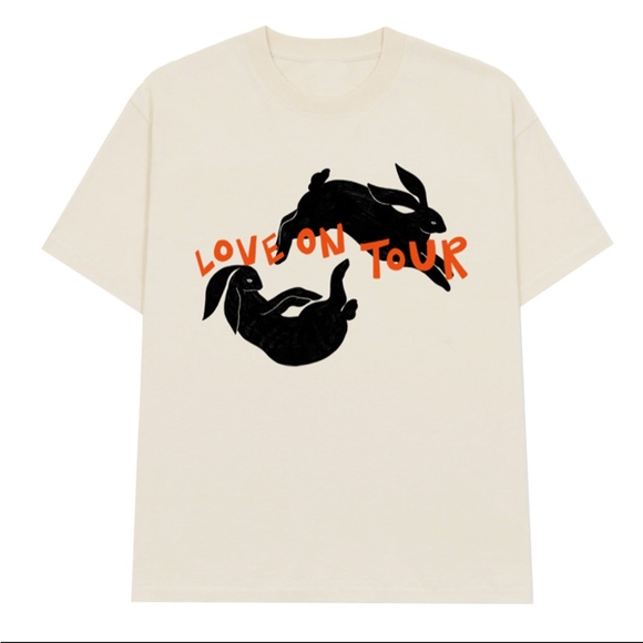rare harry styles love on tour bunny tee - Picture 1 of 3